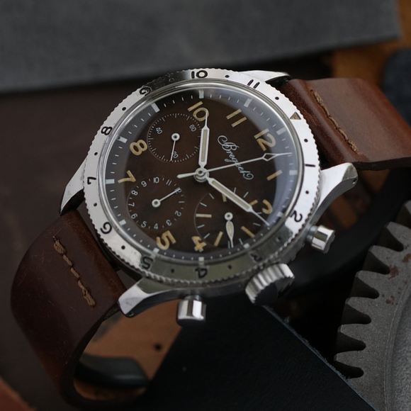 Breguet 1960s Type XX Chocolate Type 20 Steel