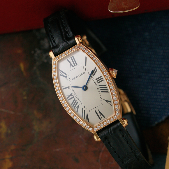Cartier Ladies Tonneau Diamond Rose Gold WE400331 | Box