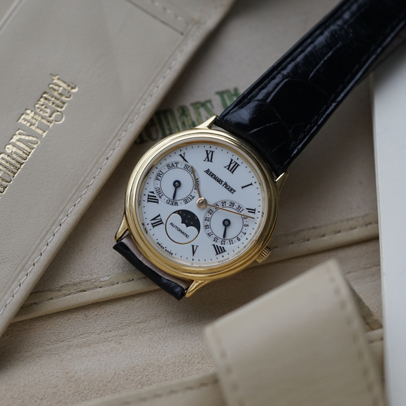 Audemars Piguet Late 1980s Day-Date Moonphase 25589BA