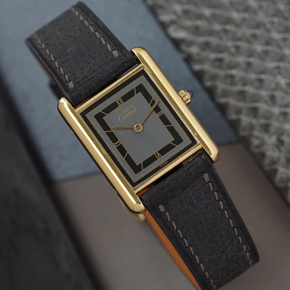 Cartier Vintage Must Tank Grey Dial