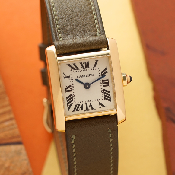 Cartier Tank Francaise Small 18k Yellow Gold W5000256