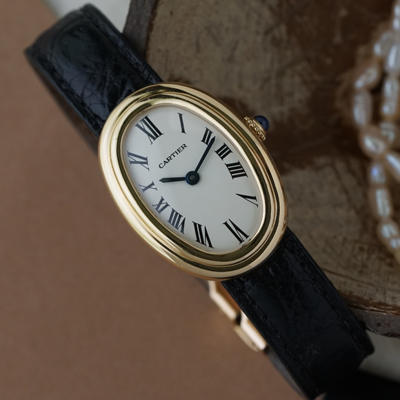 Cartier Baignoire 18k Yellow Gold Cartier Serviced