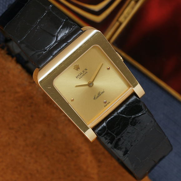 Rolex Cellini Ref. 4100 18k Yellow Gold Manual Wind 1970s