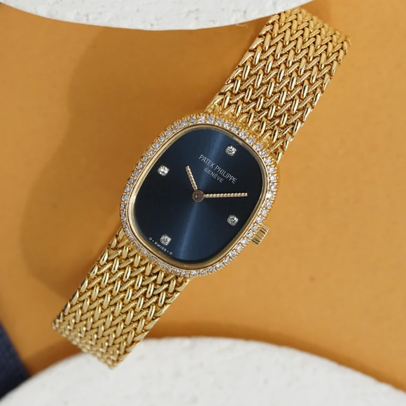Patek Philippe Ellipse Ref. 4498/1 18k Yellow Gold Diamond Set