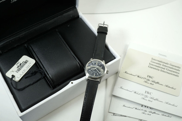 IWC 4421 Mark XII Pilot's Watch box & card stainless steel c. 1990's for sale houston fabsuisse