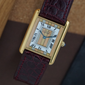 Cartier Tank Must Vermeil Tricolor Enamel Dial Quartz Service Papers