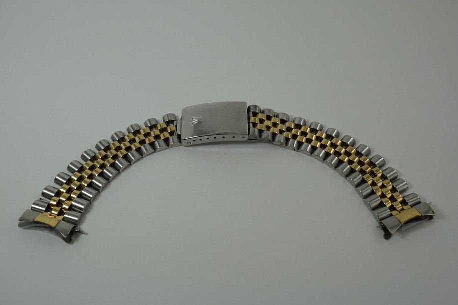 Rolex Jubliee Bracelet stainless steel & 18k yellow gold for GMT dates 1980-90's pre owned for sale houston fabsuisse