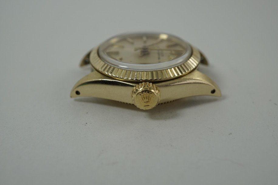 Rolex 6719 Oyster Perpetual ladies 14k yellow gold head automatic 1977 vintage pre owned for sale houston fabsuisse