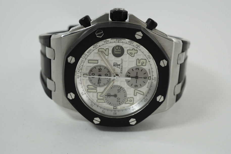 Audemars Pigiet 25940SK.00.D002CA.01.A Royal Oak Offshore G series w/ boxes, booklets and garantie c. 2008 pre owned for sale houston fabsuisse