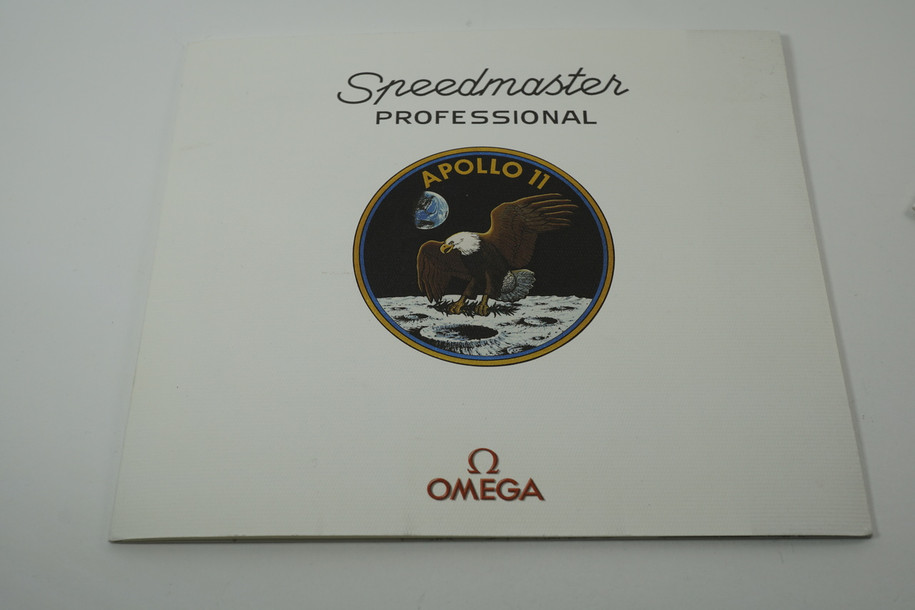 Omega Speedmaster Certificate of Authenticity limited series of 9999 booklet pre owned for sale houston fabsuisse