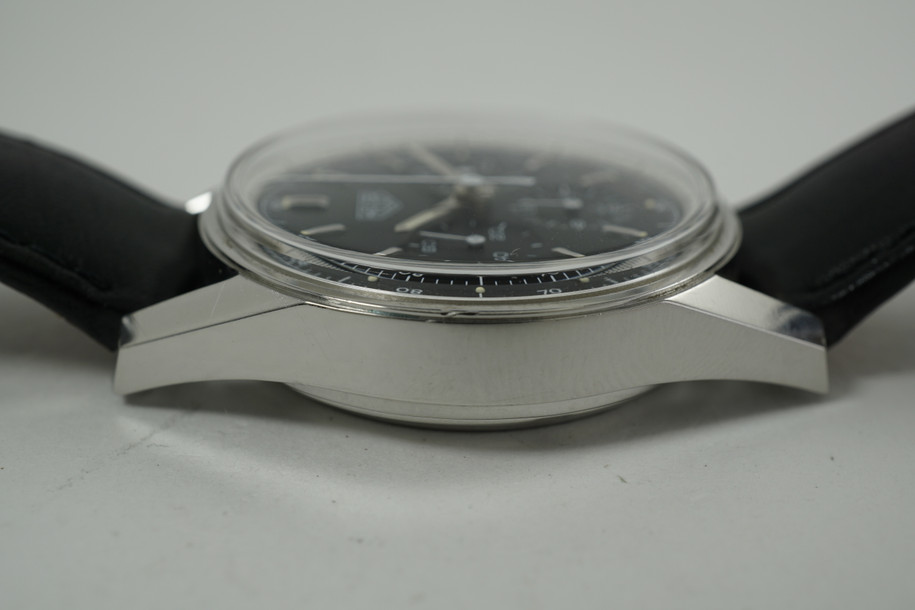 Heuer CS311 Carrera Chronograph stainless steel dates 1990's modern original pre owned for sale houston fabsuisse