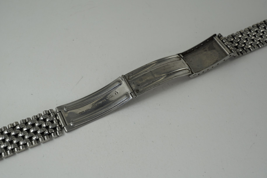 Rolex Beads of Rice Bracelet rare stainelss steel dates 1955 vintage strap pre owned for sale houston fabsuisse