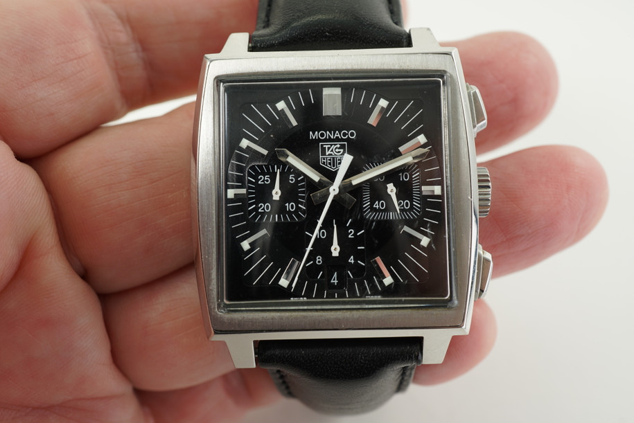 Tag Heuer CW2111-0 Monaco Chronograph automatic dates 2000's modern pre owned for sale fabsuisse