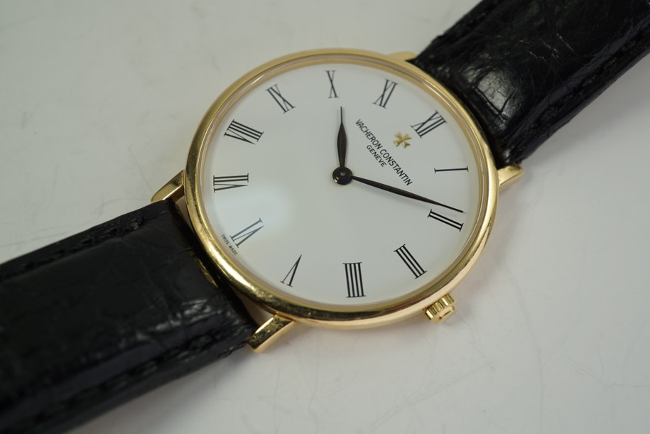 Vacheron Constantin 31160 Patrimony 18k yellow gold c. 2000's pre owned for sale houston fabsuisse