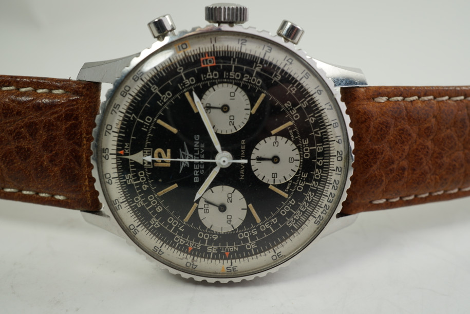 Breitling 806 Twin Planes Navitimer stainless steel c. 1960's vintage pre owned for sale houston fabsuisse