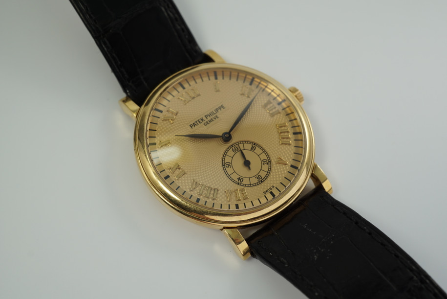 PATEK PHILIPPE REF. 5022 CALATRAVA 18K YELLOW GOLD MECHANICAL WIND LATE 1990'S