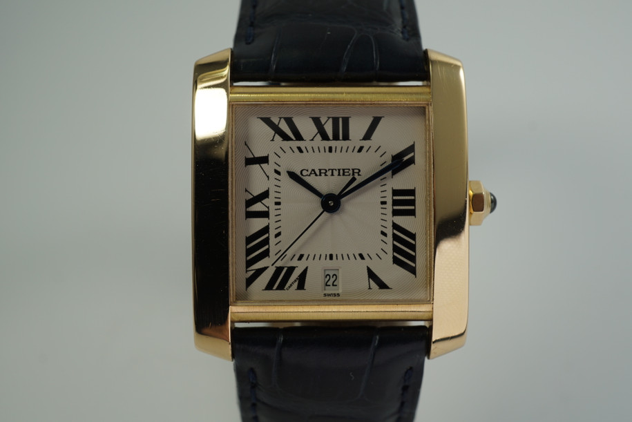 CARTIER TANK FRANCAISE LARGE REF.1840 W5000156 IN 18KT YELLOW GOLD