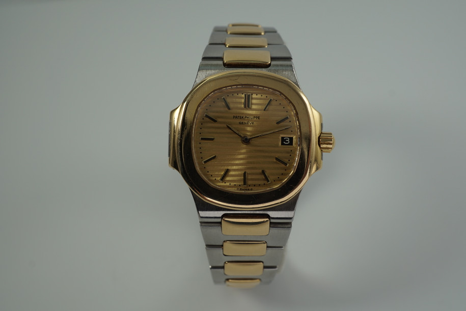 PATEK PHILIPPE NAUTILUS REF.4700/1 STAINLESS & 18K YELLOW GOLD LADIES C. 1990's