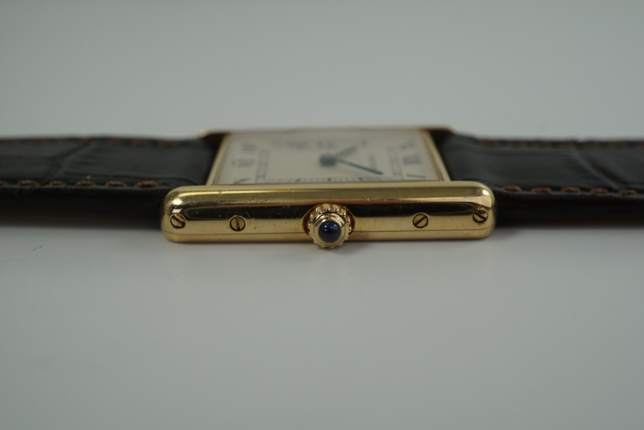 CARTIER TANK LOUIS 18KT YELLOW GOLD CLASSIC TANK 1140-2 GENTS OR LADIES c.2000's