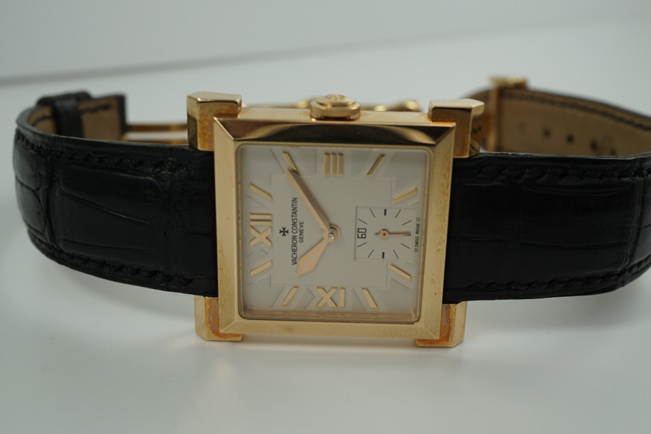 Vacheron Constantin 18k Rose Carree Historique Ref. 91030 c. 2000’s
