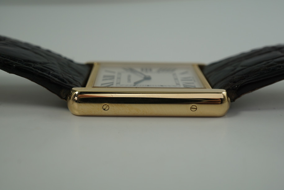 Cartier Tank Solo Large 2742 18k Yellow Gold W5200004 2010s