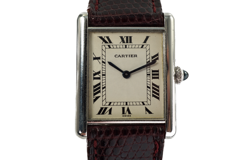 Rare Cartier Tank Louis Platinum 1601 1 Mechanique c. 2000’s