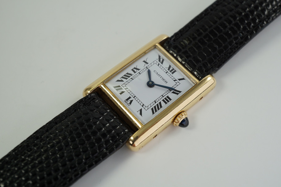 Cartier Tank 18k Women’s Classic Mechanical Winding c. 1980’s