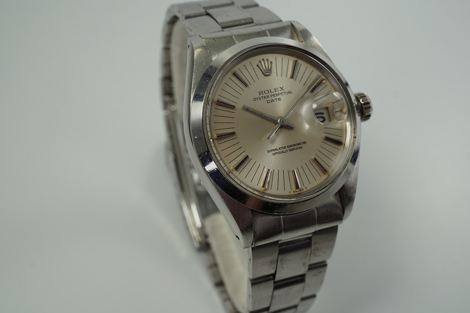  Rolex Radial Dial Stainless Steel Date Ref. 1500 c. 1972