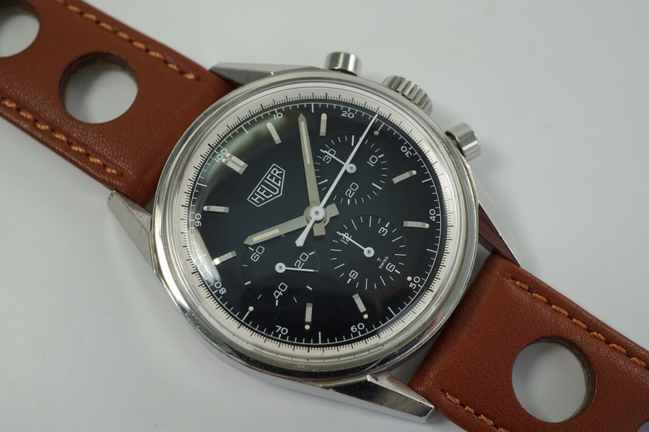 Heuer Carrera Steel Chronograph 1964 Ref. CS3111 Reedition c. 1990’s