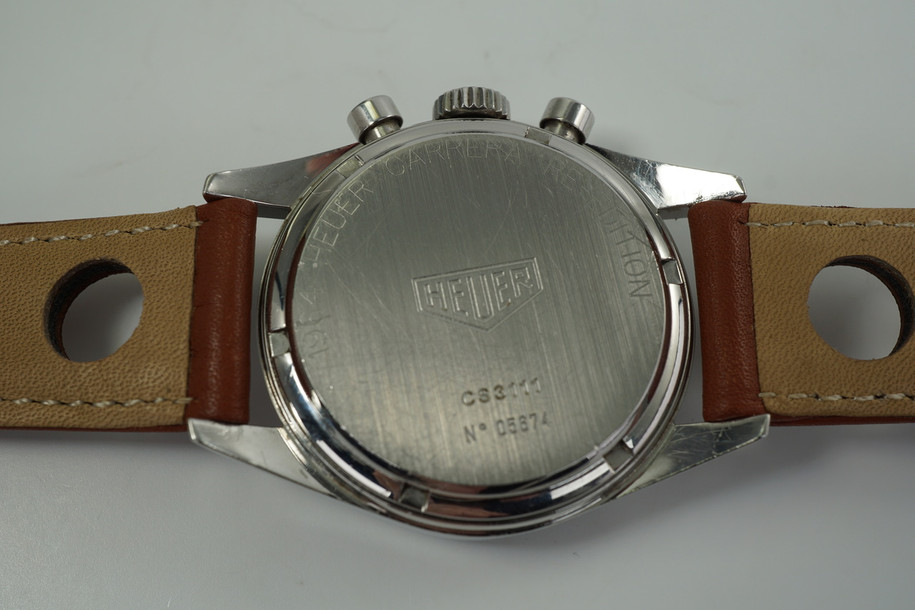 Heuer Carrera Steel Chronograph 1964 Ref. CS3111 Reedition c. 1990’sHeuer Carrera Steel Chronograph 1964 Ref. CS3111 Reedition c. 1990’s