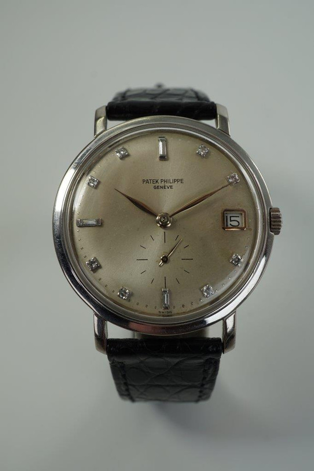 Patek Philippe 18k White Gold Ref. 3445 Diamond Dial c. 1960’s