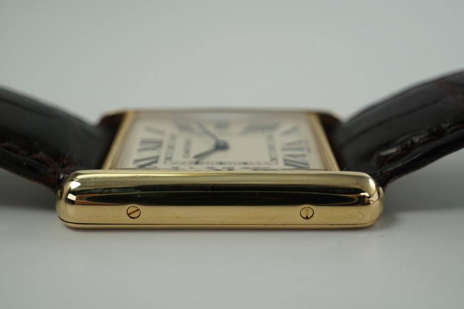 Cartier 2441 Tank Louis with Date 18k Yellow Gold c. 2000’s W1529756