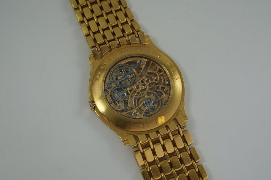 Audemars Piguet Skeletonized Mesh Bracelet 18k Yellow Gold c. 1980-86