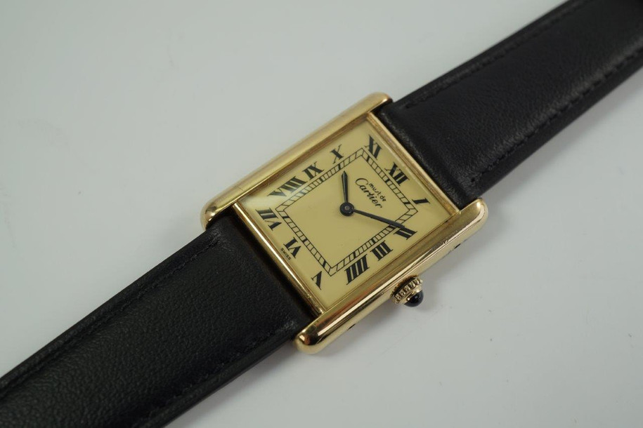 Cartier Tank Must de Cartier Vermeil c. 1980’s