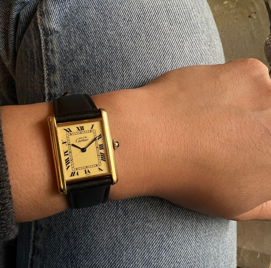 Cartier Tank Must de Cartier Vermeil c. 1980’s