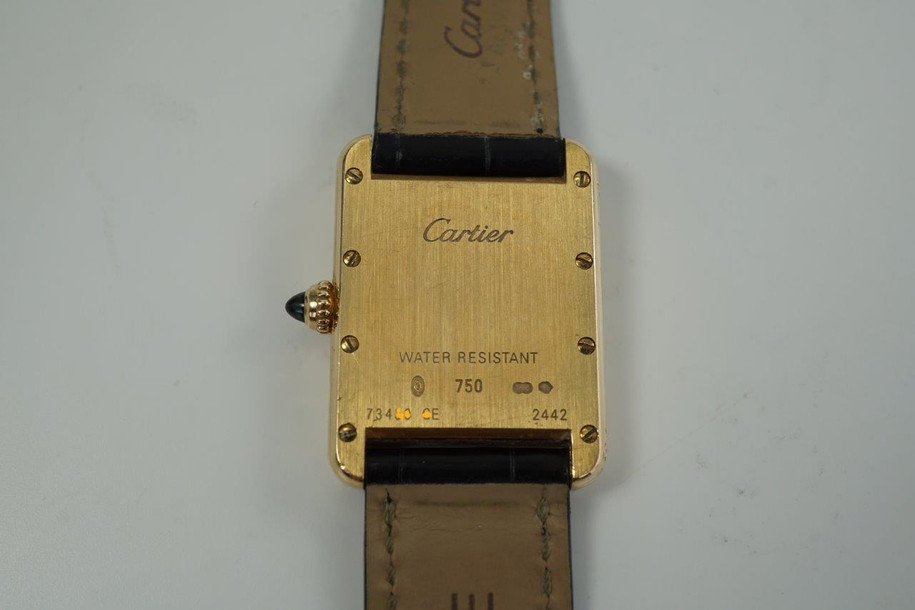 Cartier Tank Louis 2442 W1529856 18k Yellow Gold c. 2015