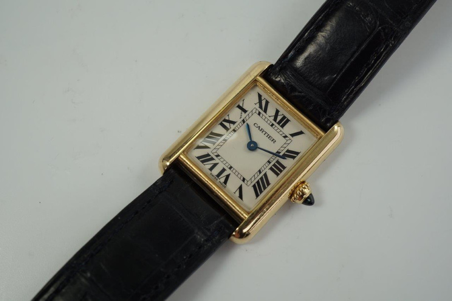 Cartier Tank Louis 2442 W1529856 18k Yellow Gold c. 2015