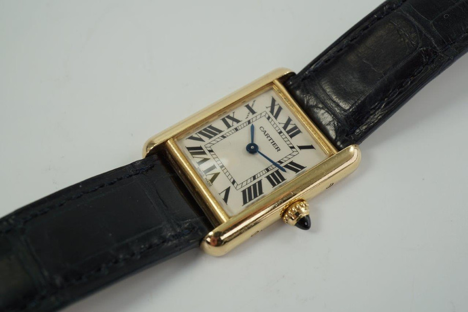 Cartier Tank Louis 2442 W1529856 18k Yellow Gold c. 2015