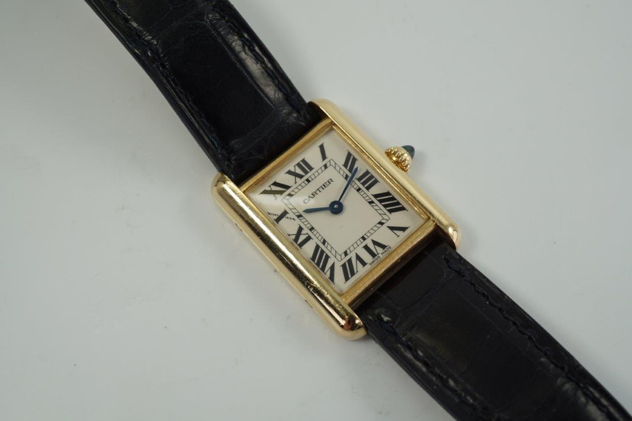 Cartier Tank Louis 2442 W1529856 18k Yellow Gold c. 2015