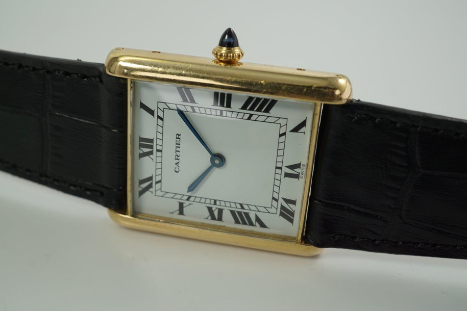 Cartier Tank Jumbo Automatique 18k Yellow Gold c. 1970’s