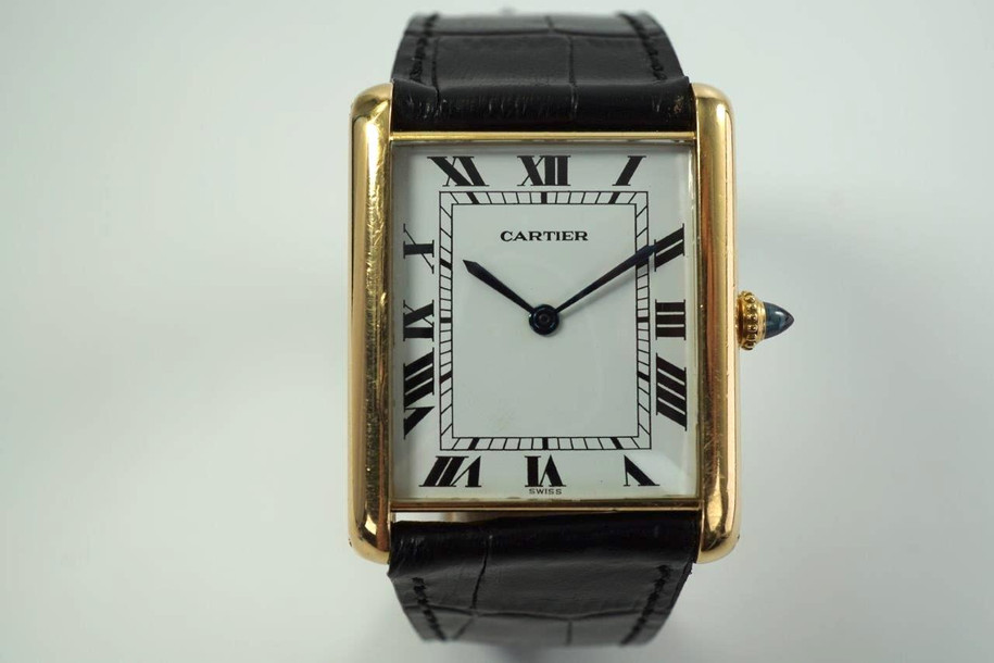 Cartier Tank Jumbo Automatique 18k Yellow Gold c. 1970’s  