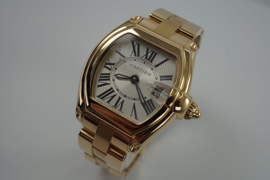 Cartier Roadster 18k Yellow Gold 2676 Bracelet and Strap c. 2000s