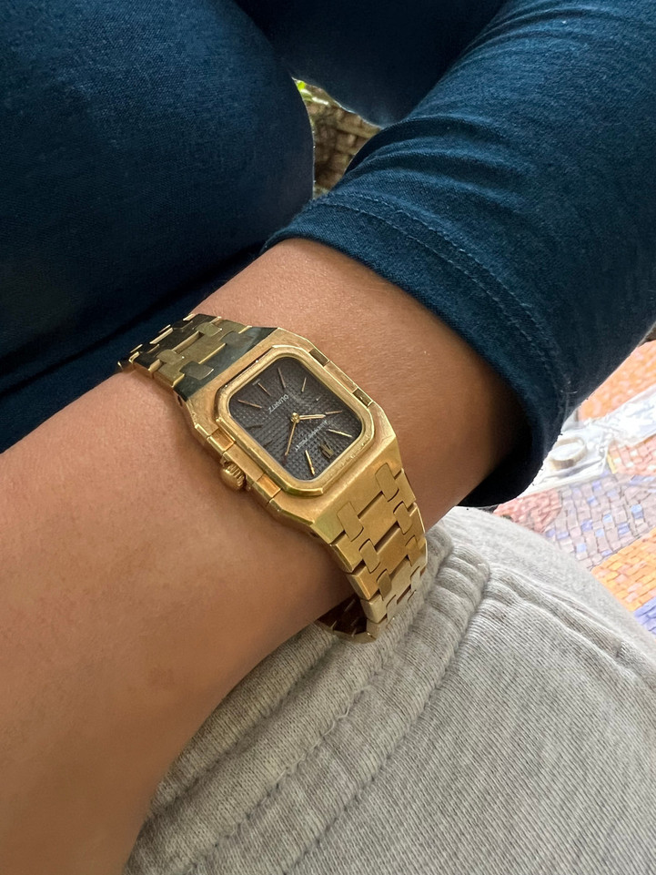 Audemars Piguet Royal Oak Ladies 18k Gold Square Bracelet Mint cir. 1980’s