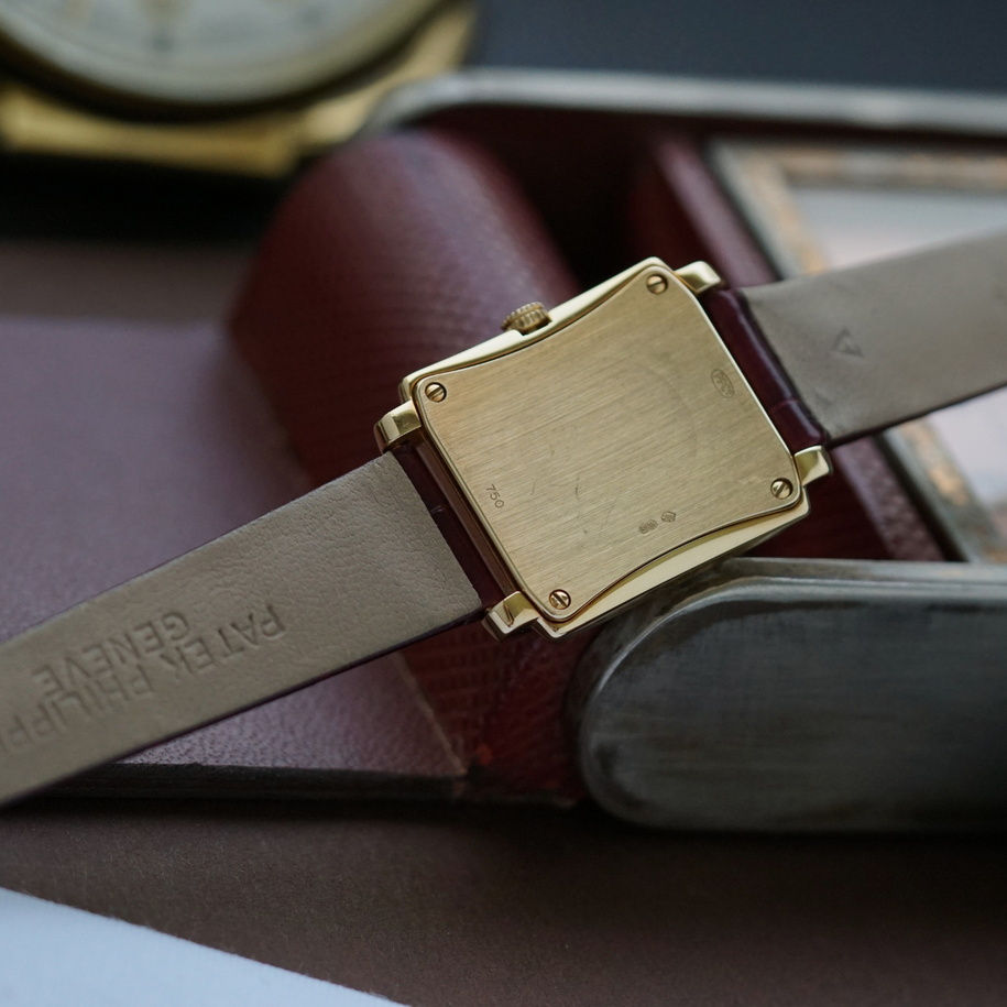 Fabsuisse watch
Fabsuisse vintage 
Patek gondolo
Patek gondolo 4824J 
Patek 18k gold women’s 
Patek gondolo yellow gold watch
Patek gondolo 
Patek mini watch