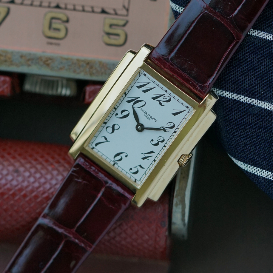 Fabsuisse watch
Fabsuisse vintage 
Patek gondolo
Patek gondolo 4824J 
Patek 18k gold women’s 
Patek gondolo yellow gold watch
Patek gondolo 
Patek mini watch
