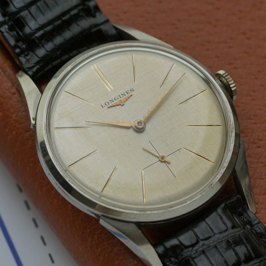 Fabsuisse watch
Fabsuisse vintage
Longines 7111-2 vintage
Vintage longines 7111-2
Vintage 1950s longines 
Vintage 1959 longines 
Vintage 1950 longines steel
Vintage linen dial longines
Vintage 1950 longines manual wind