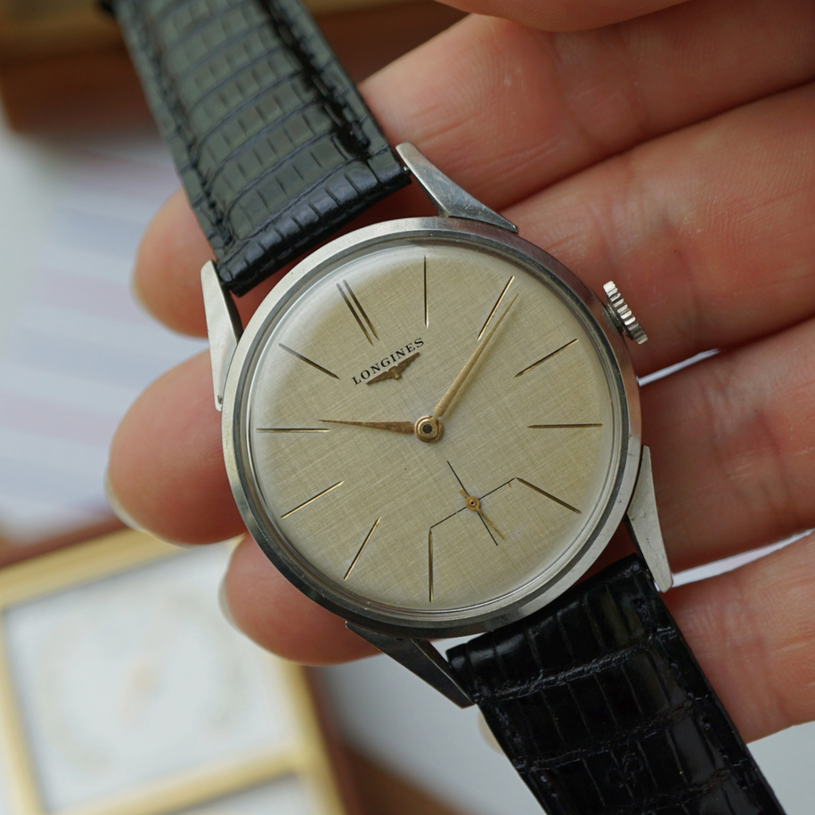 Fabsuisse watch
Fabsuisse vintage
Longines 7111-2 vintage
Vintage longines 7111-2
Vintage 1950s longines 
Vintage 1959 longines 
Vintage 1950 longines steel
Vintage linen dial longines
Vintage 1950 longines manual wind