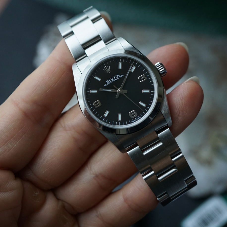 Fabsuisse watch
Fabsuisse vintage
Rolex 77080 oyster perpetual
Rolex explorer like dial
Rolex 31 77080
Rolex steel oyster perpetual 
Rolex oyster perpetual 31 
Rolex oyster perpetual 31 steel
