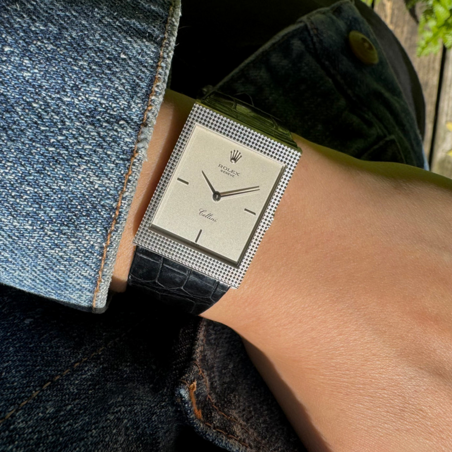 Fabsuisse watch
Fabsuisse vintage watch
Rolex cellini 4127
Rolex cellini clous de paris
Rolex Cellini pyramid 
Rolex cellini hobnail watch
Rolex cellini hobnail 4127 watch
Rolex cellini hobnail 18k white gold watch
Rolex cellini 18k mens 
Rolex cellini 18k women
Rolex 18k white gold watch