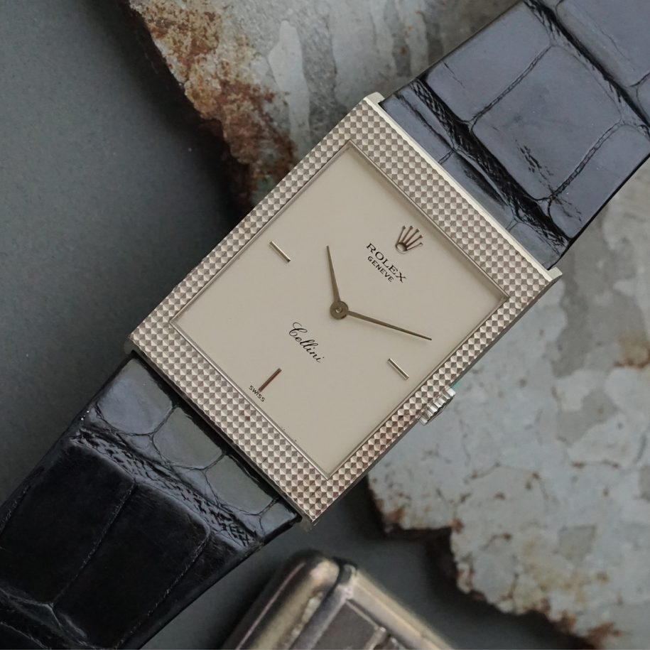 Fabsuisse watch
Fabsuisse vintage watch
Rolex cellini 4127
Rolex cellini clous de paris
Rolex Cellini pyramid 
Rolex cellini hobnail watch
Rolex cellini hobnail 4127 watch
Rolex cellini hobnail 18k white gold watch
Rolex cellini 18k mens 
Rolex cellini 18k women
Rolex 18k white gold watch